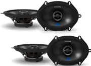 (4) ALPINE S-S57 230 Watt 5x7" Car Audio Coaxial 2-Way Speakers