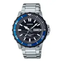 在飛比找ETMall東森購物網優惠-【CASIO 卡西歐】指針錶 運動潛水錶 不銹鋼錶帶 防水1