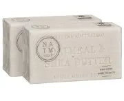 2 x Natural Australian Soap Bar Oatmeal & Shea Butter 200g