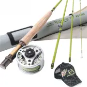 Maximumcatch Fly Rod Combo Medium-Fast Fly Fishing Rod&Fly Reel with Line Outfit