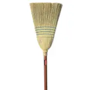 Rubbermaid� Commercial Warehouse Corn-Fill Broom, 38-in Handle, Blue