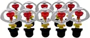 WOVSTNOV 10Pcs Garden Irrigation Micro Flow Dripper,Sprinklers Emitter System Adjustable Micro Drip Head for Watering System