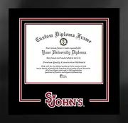 Campus Images NCAA Unisex Spirit Diploma Manhattan Black Frame with Bonus Lithograph (Value Savings $59)