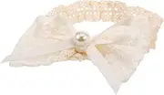 [GAROZATION] Girls Bow Headband Soft Lace Hairband for Newborns and Comfortable Elastic Design Hair Accessory for Any Occasion Gentle Sensitive Skin