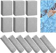KEOHOLI 12 PCS Pools Pumice Stone,Pumice Stone for Pool Cleaning, Calcium Remover for Pool Tile,Pool Cleaner to Remove Rust and Dirt (3.93 x 2.75 x 1.57in&5.9x1.4x0.9in)