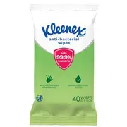 Kleenex Anti-bacterial Wipes 40 Wipe Pack