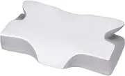LIFELEX 4-Way Memory Foam Pillow, Easy to Sleep on Sides, Approx. 16.5 x 25.6 x 4.7 inches (42 x 65 x 12 cm), White
