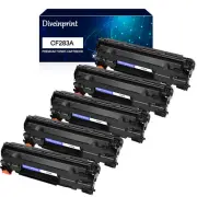 5PK CF283A Toner Cartridge for HP LaserJet Pro MFP M127fw M127fs M128fn M126nw