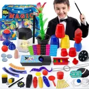 PATIFEED Magic Kit, 60 Magic Tricks for Kids Age 6-8, Magic Set with Instruct...