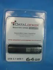DataLocker Sentry ONE 64GB USB 3.1 Encrypted Managed Flash Drive Storage Memory