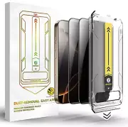 Auto Alignment Dust removal Box 0.33mm HD Privacy screen protector for iPhone 16