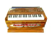 Maanvish Standard Harmonium Double reeds, 3 1/4 octaves, 9 stops, 4 extra notes