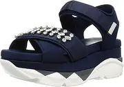 MACKINTOSH PHILOSOPHY(マッキントッシュ フィロソフィー) Macintosh Philosophy Women's Sports Sandals, Bijou Motif, Velcro Strap Sandals