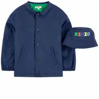 在飛比找蝦皮購物優惠-全新Kenzo男大童16a風衣外套附帽子