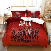 a1399 Bed Sheets APEX Legends Bedding Set Duvet Cover Bed Set Quilt Cover Pillowcase Comforter Boys Adult Bedding Set3-Piece Bedding Set (1 Duvet C