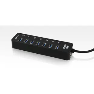 【生活資訊百貨】Uptech 登昌恆 UH270C 7-Port+1-Port充電埠 USB3.0 Hub集線器