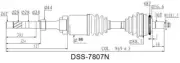 CV Axle Shaft Front Right DSS 7807N fits 2000 Volvo V70 (for: Volvo)