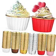 NOLITOY Cupcake Baking Cups Pcs Non-Stick Easy Release Muffin Liners Heat Resistant Food Grade Paper for Home Cafe