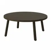 STOCKHOLM 2025 coffee table, oak veneer dark brown