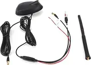Universal Car Antenna with and Design, Active Amplified DAB+GPS+FM Roof Mount Booster, for Vehicle and RV