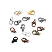 Lobster Clasp Hooks - Bracelet Necklace Clasps Jewelry Making Connectors 50pcs
