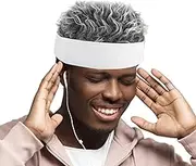 Novelty,Skin-Friendly Cotton Hair Wig | Adjustable Beanie Hat with Hair Wig for a Spouse or Bald Person Fun, Unisex KOT-au