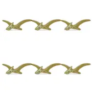 6pc Tender Leaf Toys Pterodactyl Wooden Dinosaur Figure Set Kids/Children 3y+
