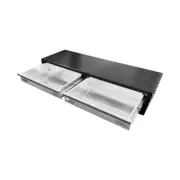 1020 x 440 x 230mm Flat Aluminium 2 Drawer Ute Truck Tool box Canopy Toolbox
