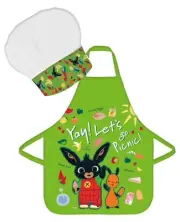 Bing Picnic kids apron 2-piece set