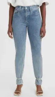 Levi's Made & Crafted Women 501 High Rise Button Fly Straight Leg Jeans Sz 26x30