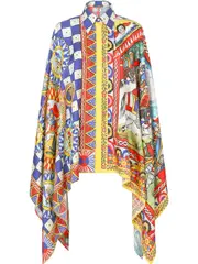 mixed-print shirt IT38 Multicolor