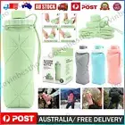 Foldable Collapsible Water Bottle Lightweight Reusable BPA-Free Leak-Proof 600ML