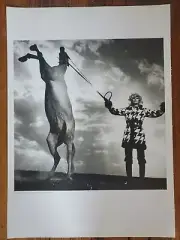 Helmut Newton Sumo Photo Print 20x27 Fashion Yves Saint Laurent French Vogue '69