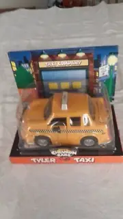 The Chevron Cars TYLER TAXI Collectable Toy Car NIB Unopened