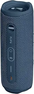 [JBL] Flip 6, Louder, More Powerful Sound, IP67 Waterproof and dustproof, 12 Hours of Playtime, Bold Design, Crank up The Fun with PartyBoost, Blue