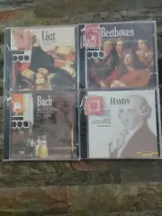 4 Music CDs Classical Composers CD Set NEW Liszt Beethoven Bach Haydn