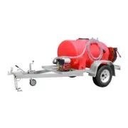 SILVAN Fire Fighter Trailer 1100L Honda/Davey GX160, 30m Hose reel & Fast filler