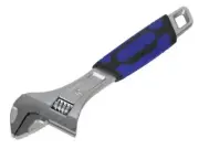 Faithfull Contract Adjustable Spanner 250mm 10in Jaw Capacity 35mm FAIAS250C