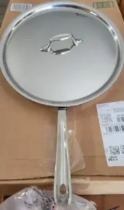 All-Clad D3® Tri-Ply Stainless Steel Frying Pan with Lid - 12”