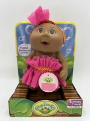 Cabbage Patch Kids Scrubby Time Tiny Newborn Baby Doll. NEW