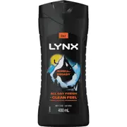 LYNX 3 In 1 Body Face Hair Wash Smell Ready All Day Fresh 400mL