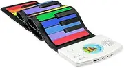 Portable 49-Key Battery Operated Electronic Keyboard, Roll Up Flexible Piano Keyboard for Kids/Beginners Gift,A