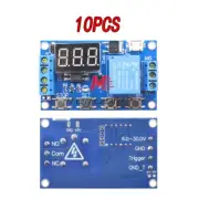 10PCS Digital LED Trigger Delay Cycle Timer Switch Relay Module Micro USB 5V