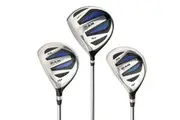 Ram Golf EZ3 Mens Steel Wood Set Lefty - Driver, 3 & 5 Wood -Headcovers Included, Mens Left Hand