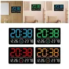 Digital Wall Clock Multipurpose Temperature Display for Home Indoor Bedroom