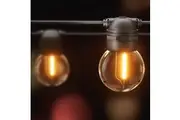 17m Solar Festoon Lights Outdoor LED String Light Christmas Wedding Decor 2 Pack