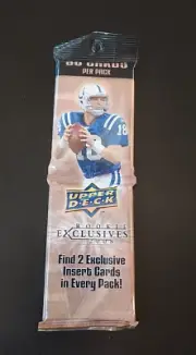 2008 Upper Deck ROOKIES EXCLUSIVE 36 Card Fat Rack Pack NEW Reggie Bush Showing