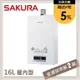 SAKURA櫻花 16L 四季溫渦輪增壓熱水器 DH1693F(NG1/FE式)