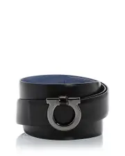 Ferragamo Men's Gancini Reversible Leather Belt