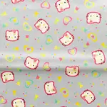 【震撼精品百貨】HELLO KITTY 凱蒂貓~日本三麗鷗SANRIO KITTY日本正版布料110X100CM-金香藍*13885